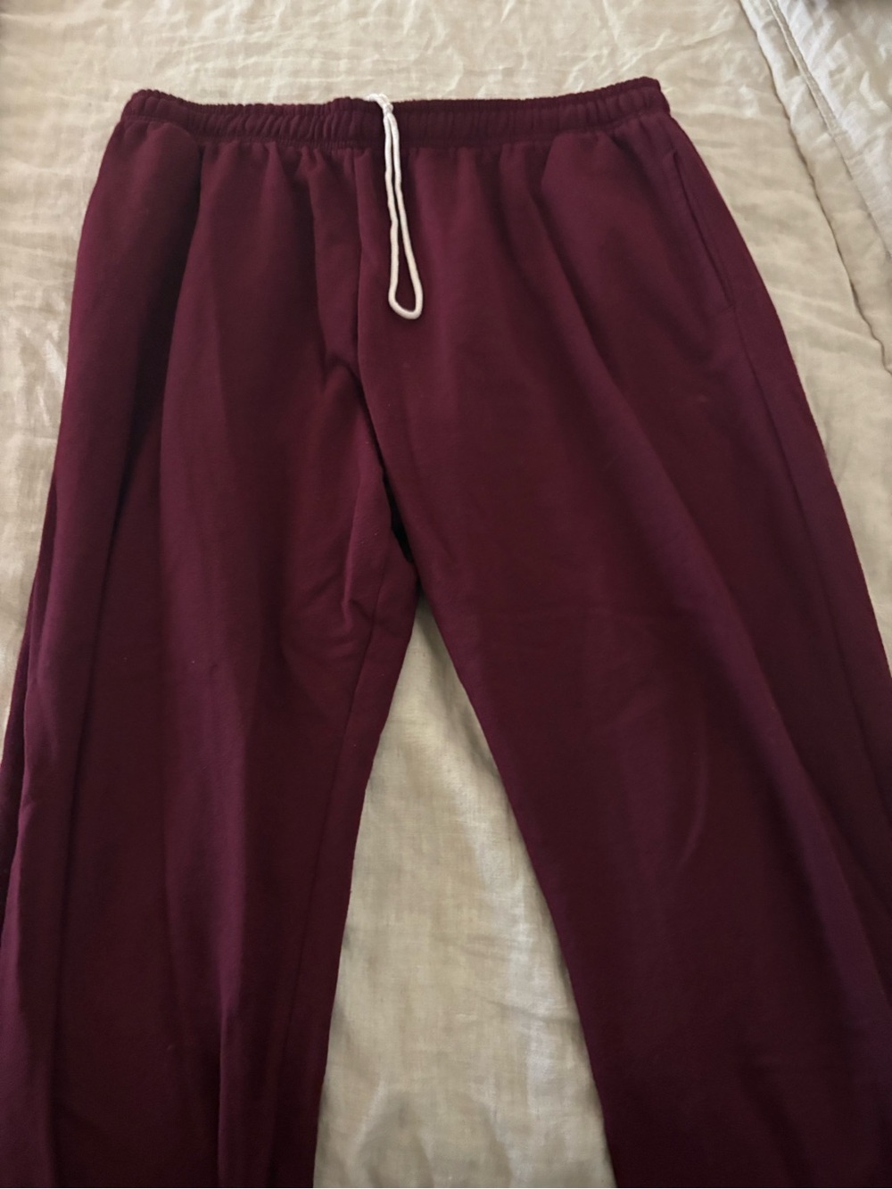 Fruit of the Loom Maroon Drawstring Sweatpants
